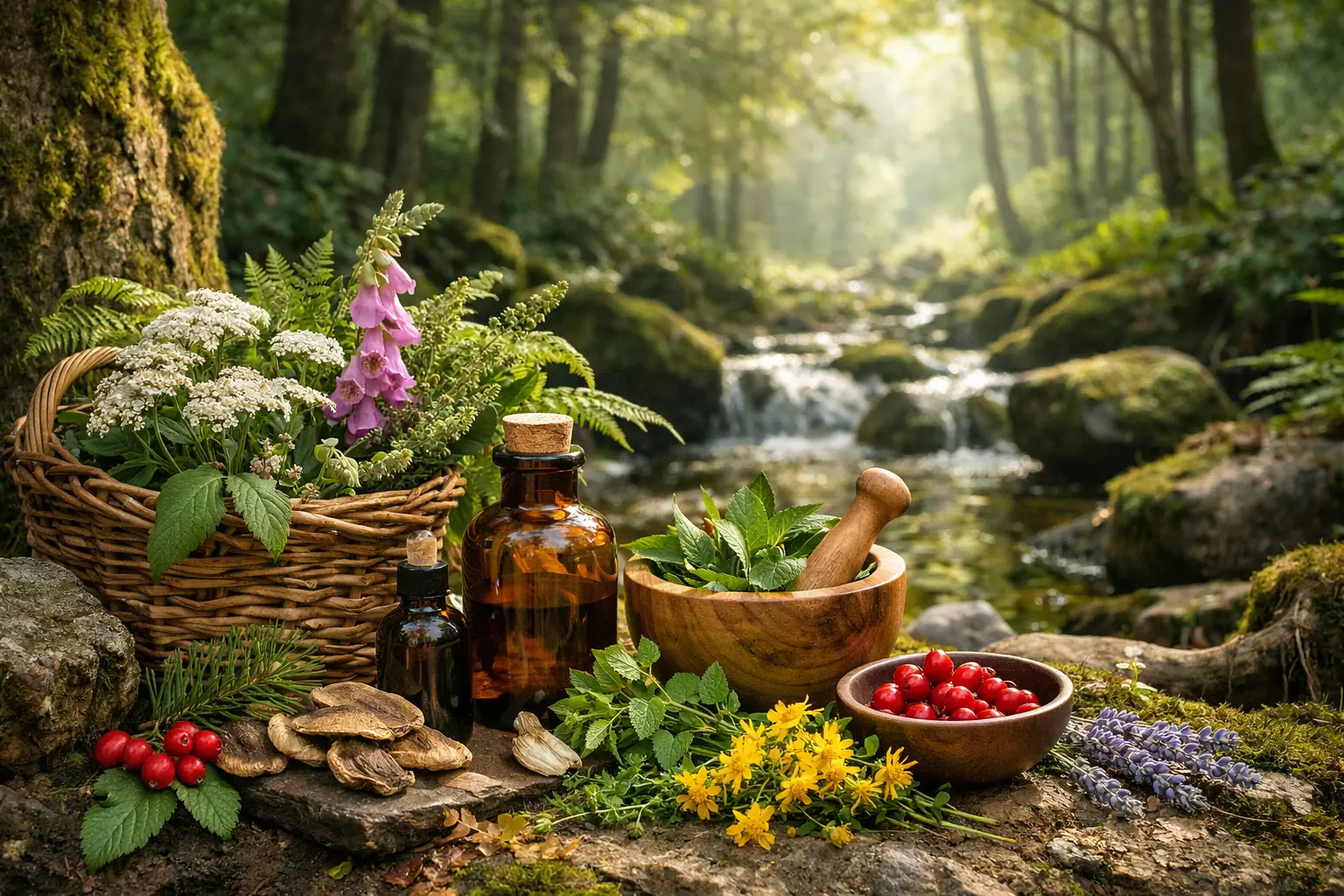 Etnobotánica forestal: plantas medicinales del bosque ibérico